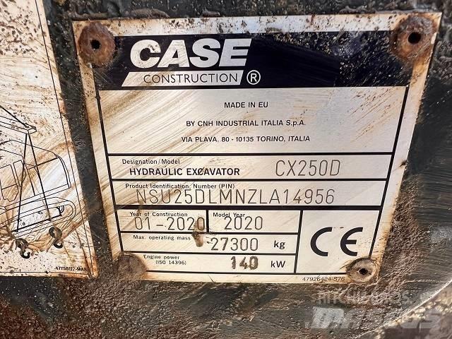 CASE CX 250 D Bagri goseničarji