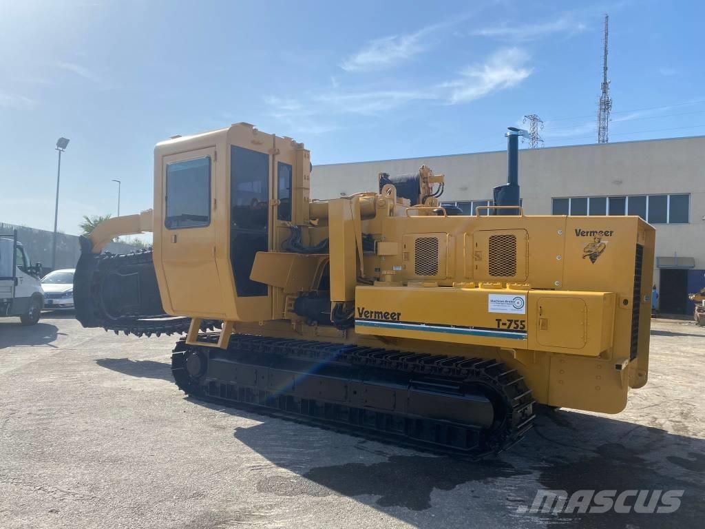 Vermeer T755 Freze za kopanje jarkov Trenčerji