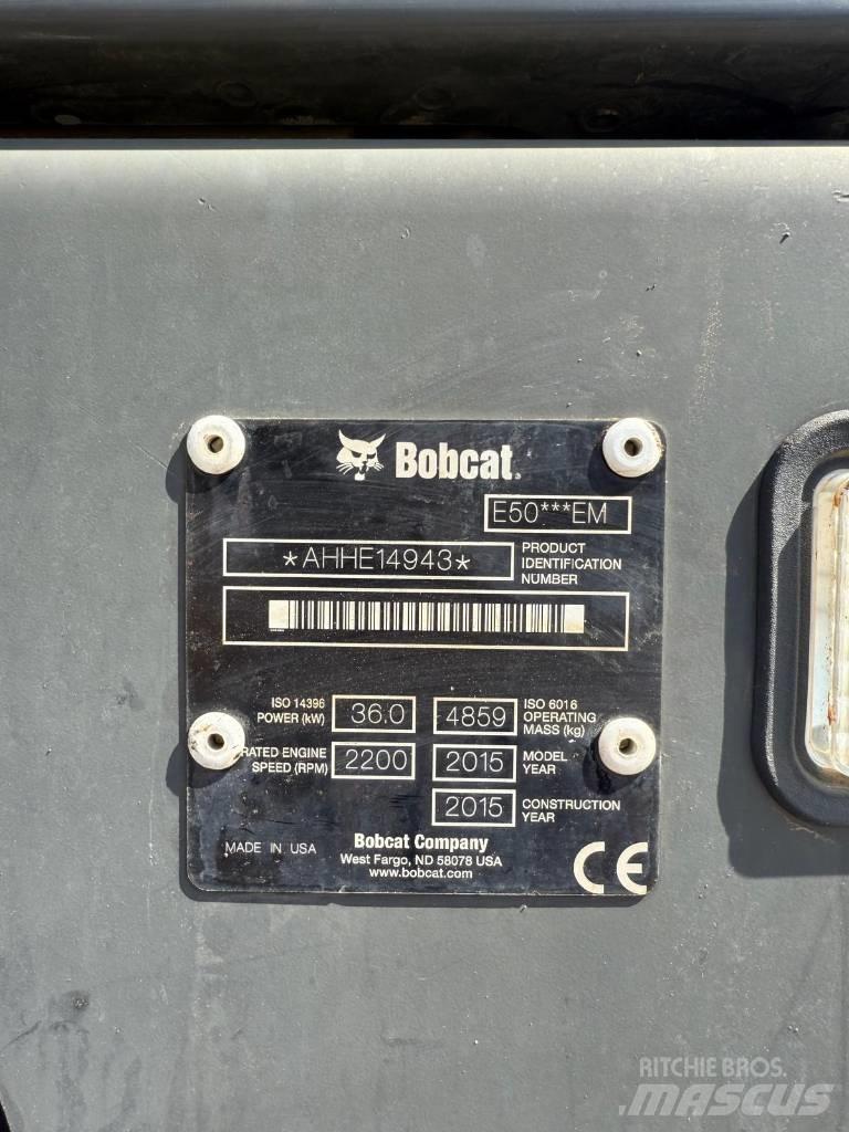 Bobcat E 50 EM Mini bagri <7t