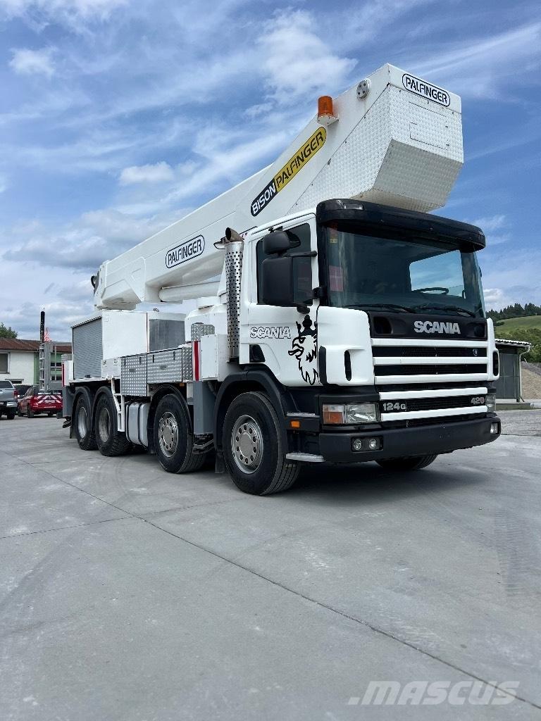 Scania 124 G 420 Tovornjaki z žerjavom