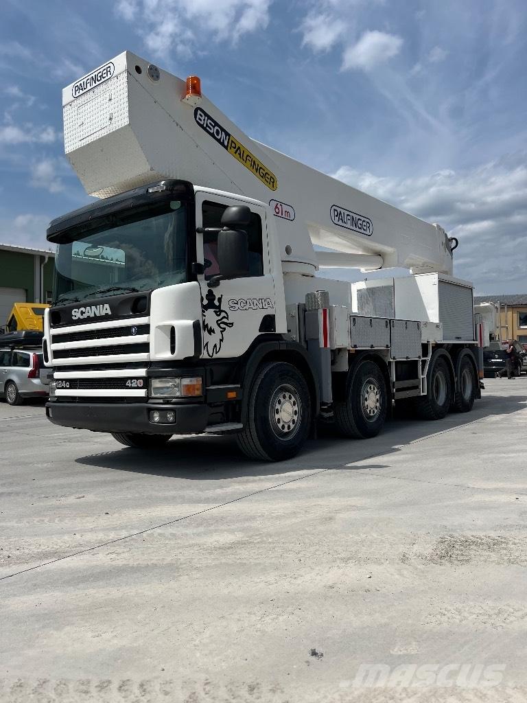 Scania 124 G 420 Tovornjaki z žerjavom