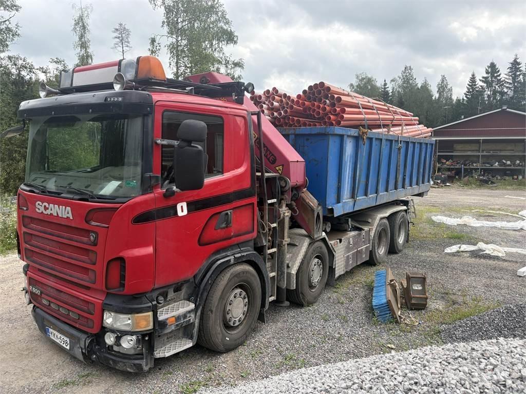 Scania R500 Tovornjaki z žerjavom