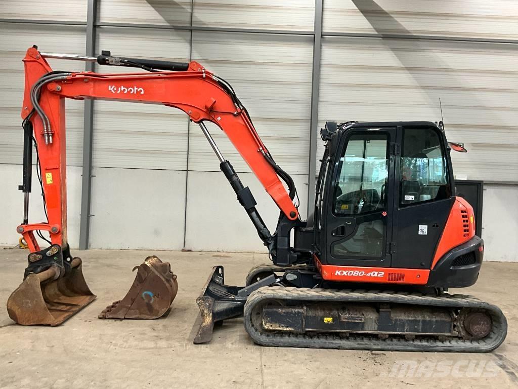 Kubota KX 080-4 A 2 Midi bagri 7t – 12t