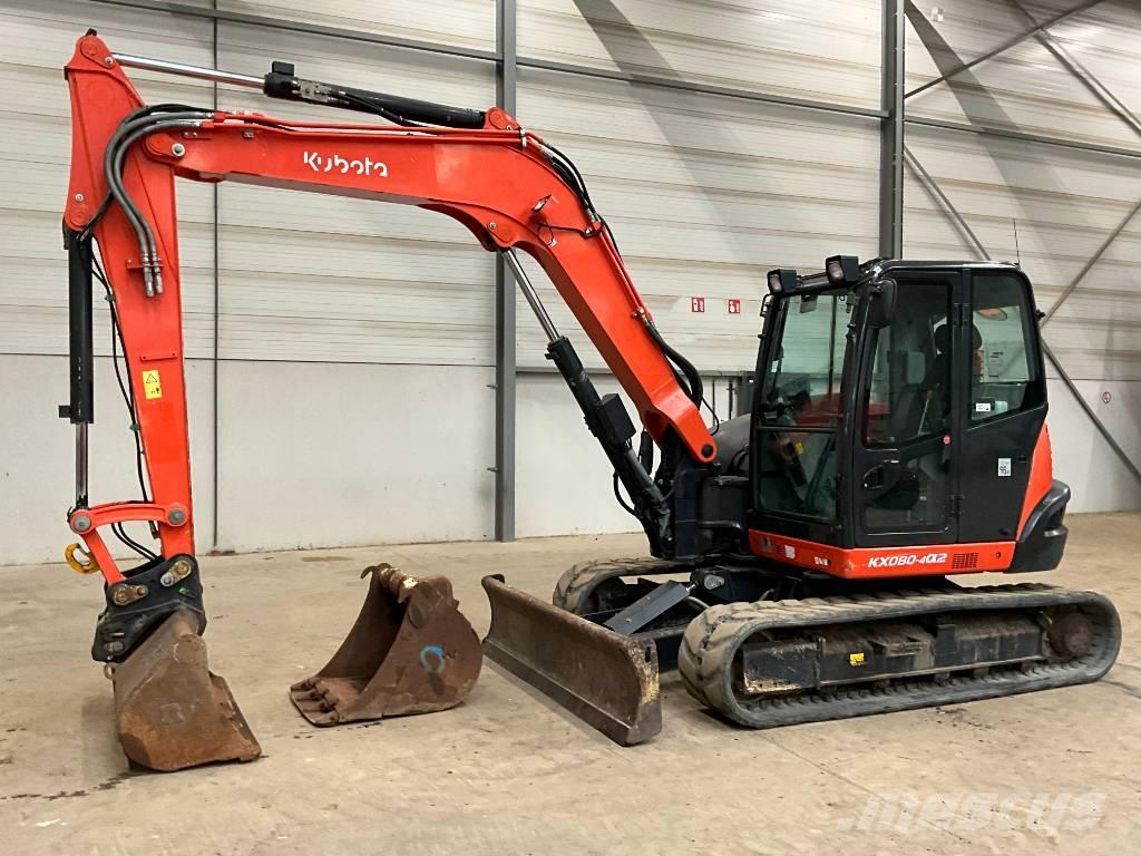 Kubota KX 080-4 A 2 Midi bagri 7t – 12t