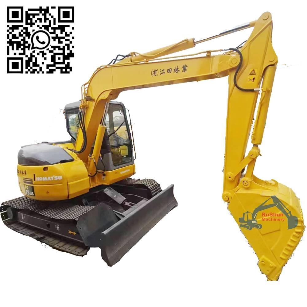 Komatsu PC78US Mini bagri <7t
