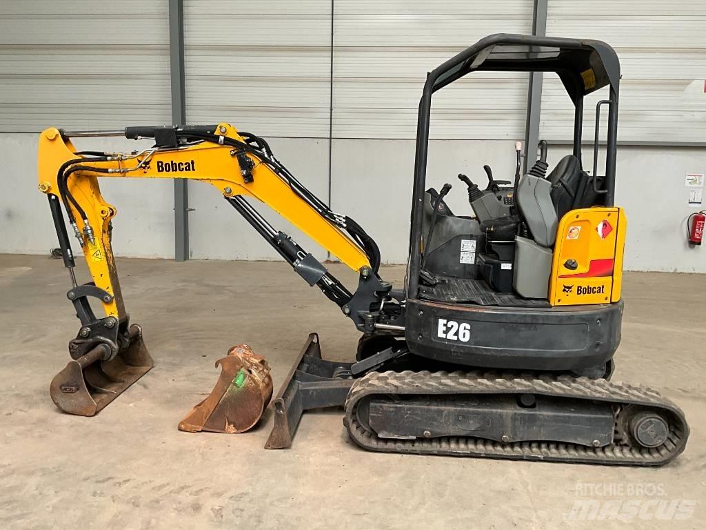 Bobcat E 26 Mini bagri <7t