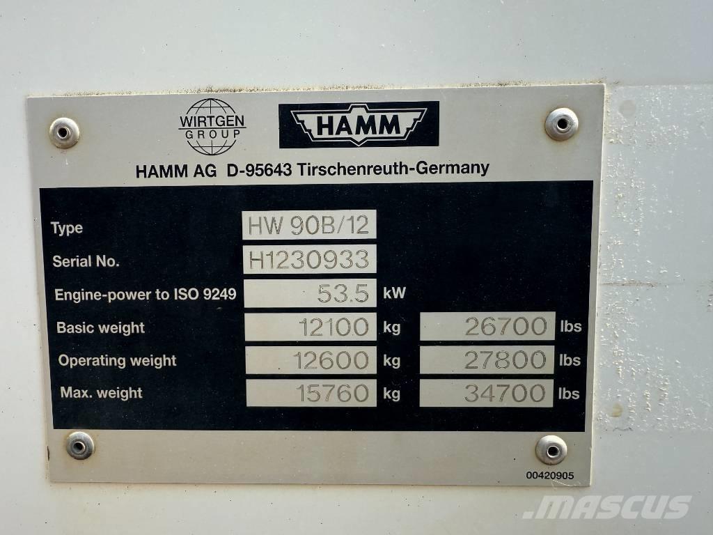 Hamm HW 90-12 Dvojni valjarji