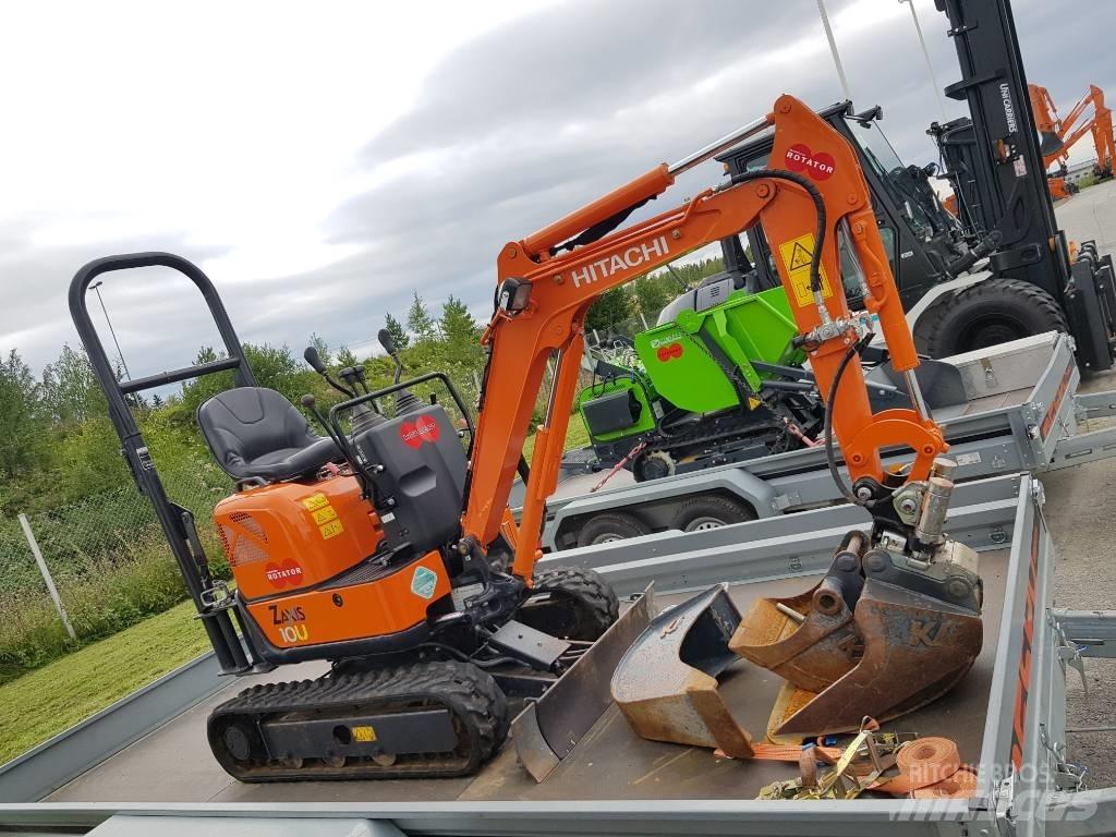 Hitachi ZX10U-2 Mini bagri <7t