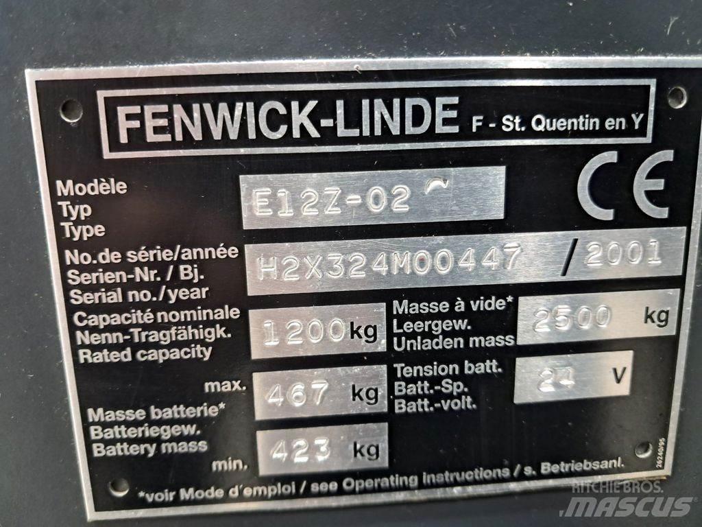 Linde E12Z-02 Električni viličarji
