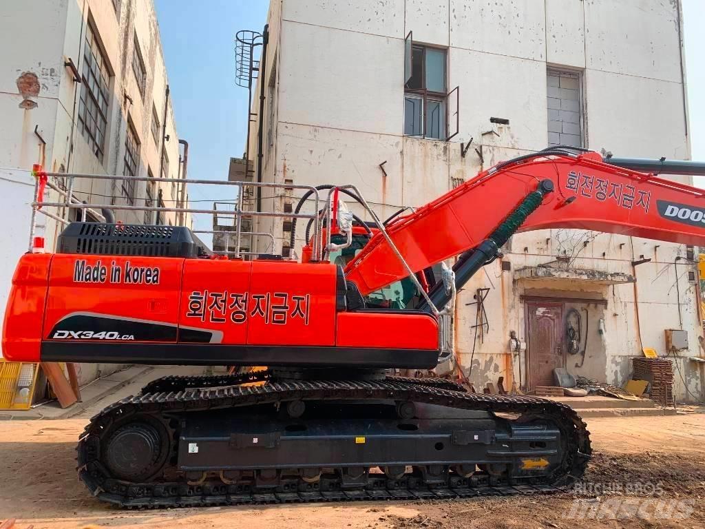 Doosan DX 340 LCA Bagri goseničarji