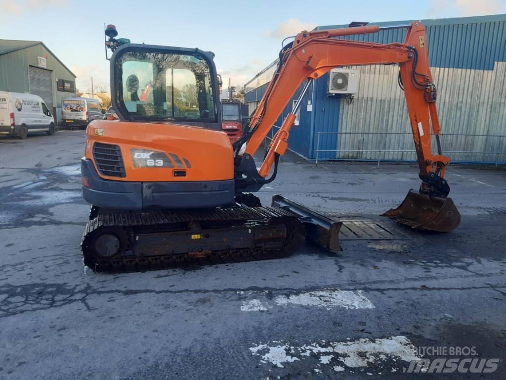 Doosan DX 63-3 Bagri goseničarji