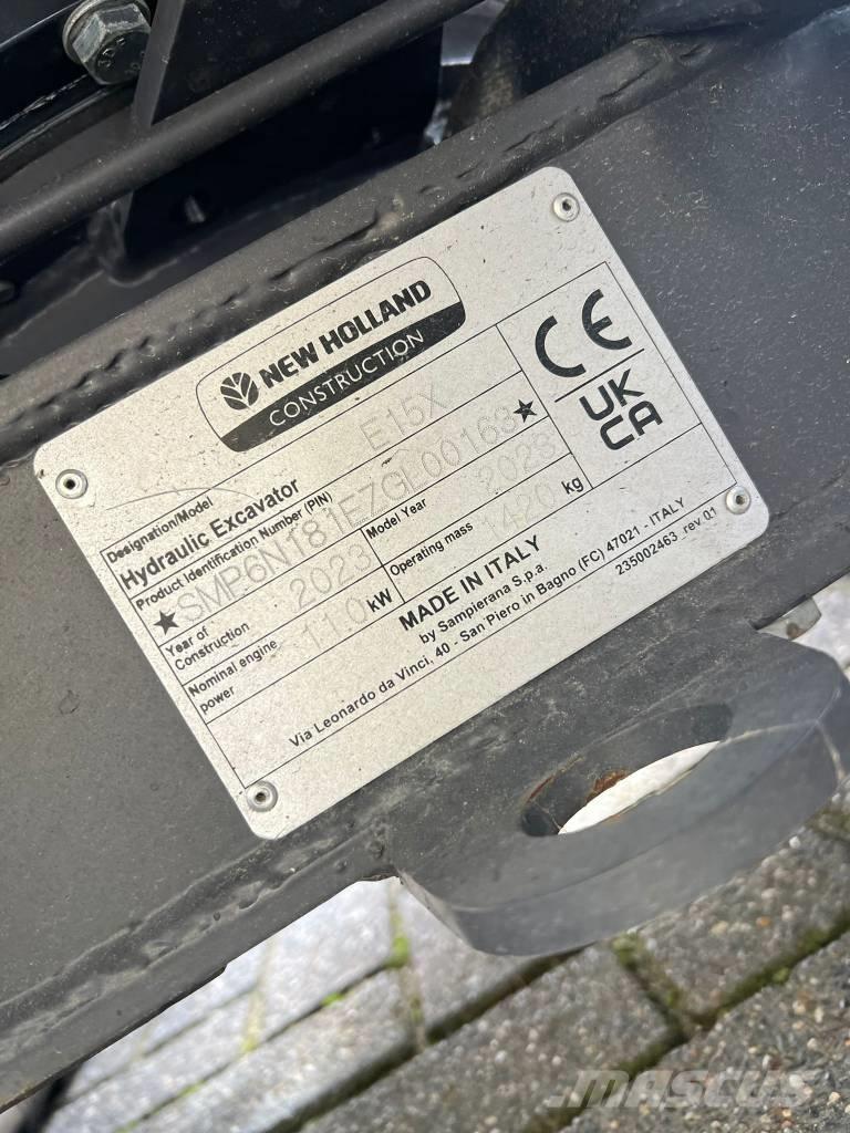 New Holland E 15 X Mini bagri <7t