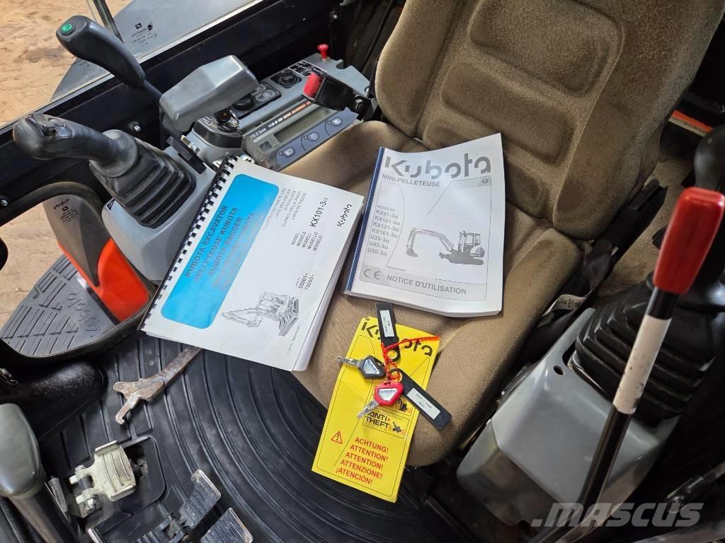 Kubota KX 101-3 A Mini bagri <7t