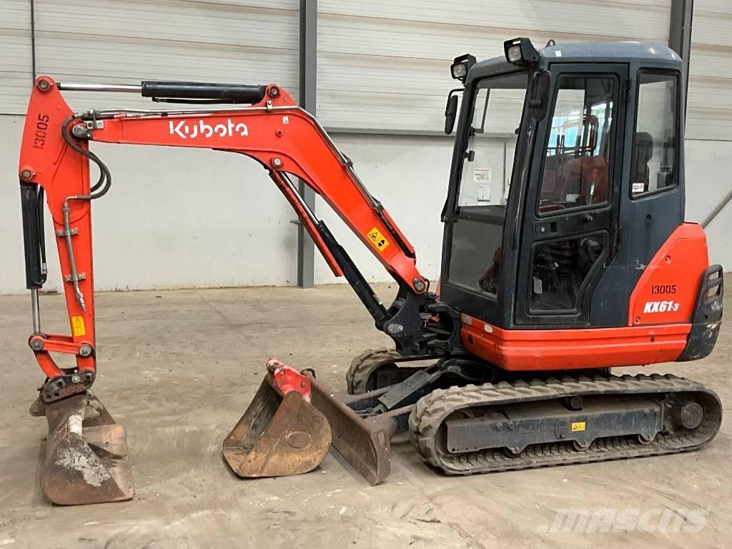 Kubota KX 61-3 Mini bagri <7t