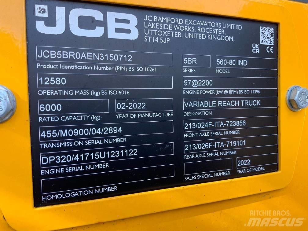 JCB 560-80 Teleskopski viličarji