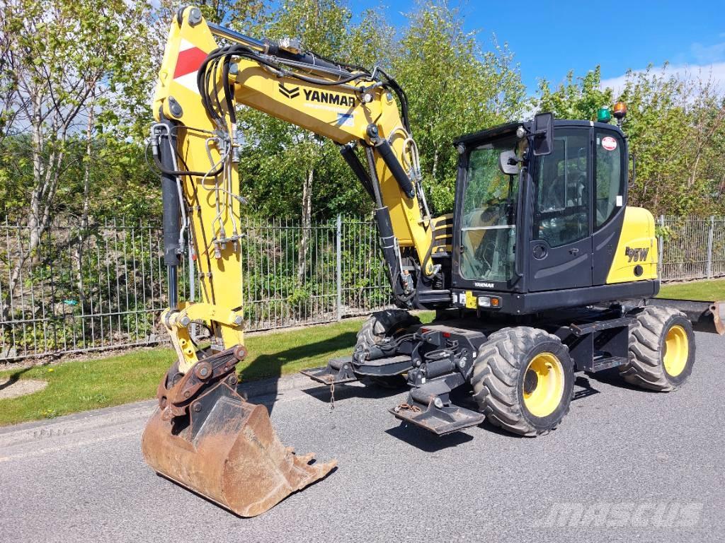 Yanmar B95W Bagri na kolesih