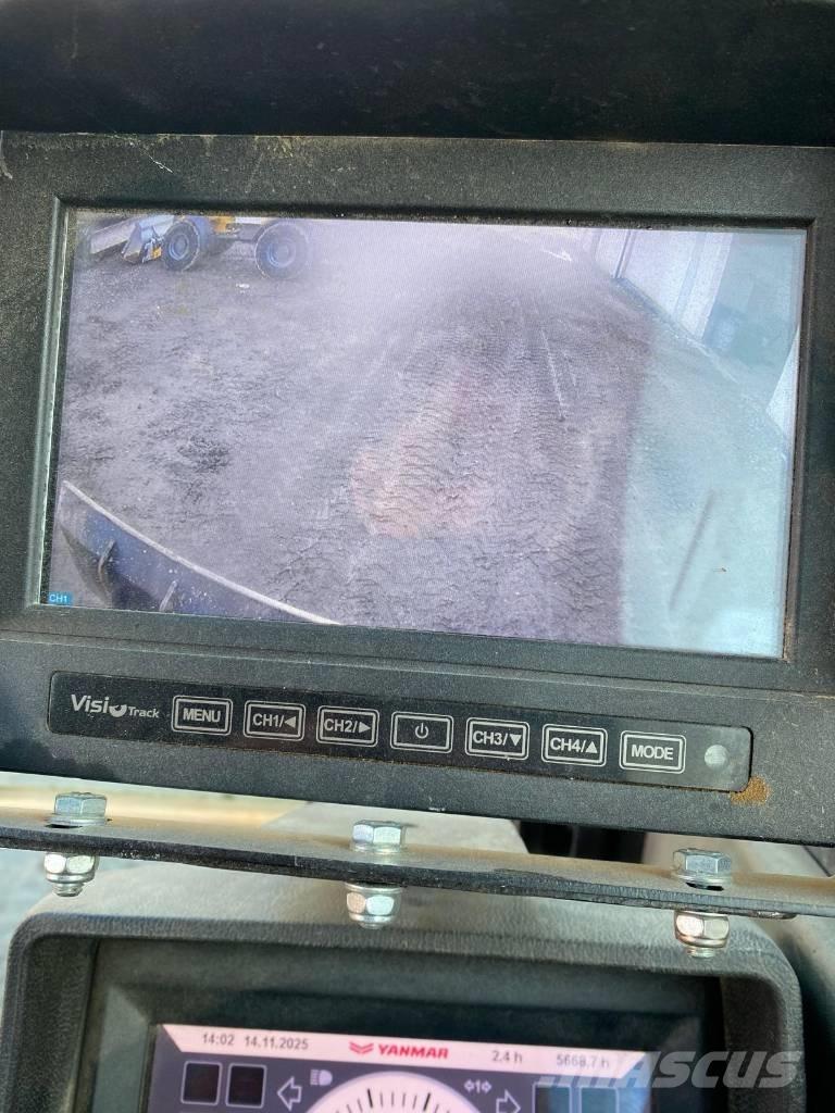 Yanmar B 95 W Bagri na kolesih