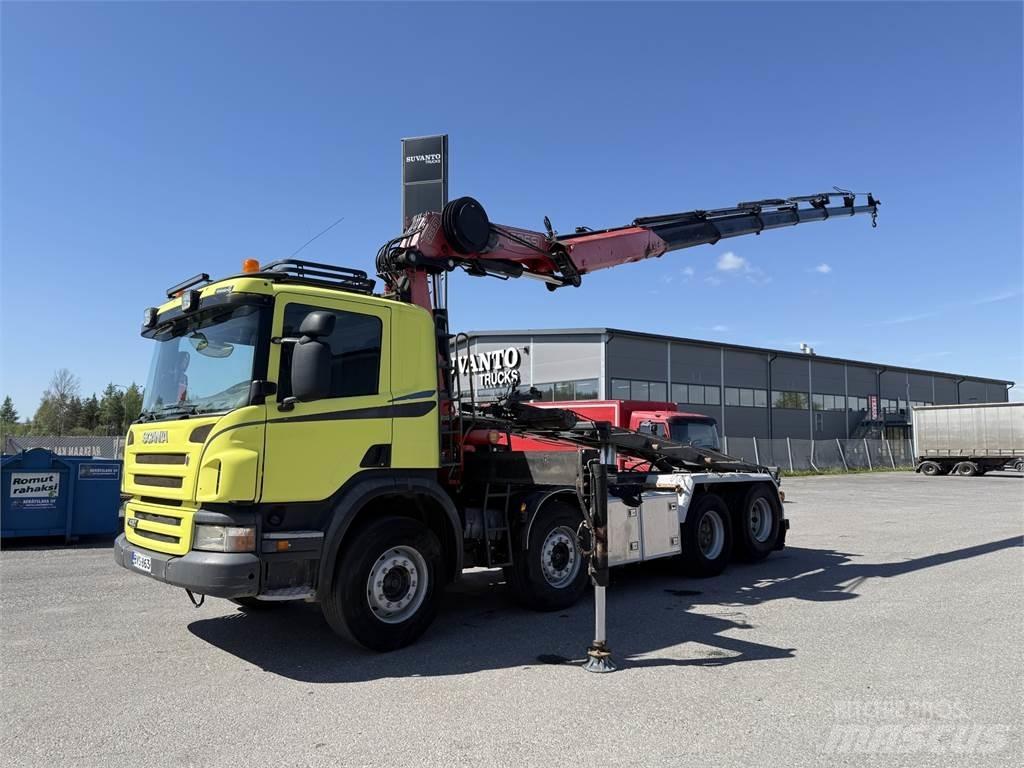 Scania P420 8X2 Tovornjaki z žerjavom