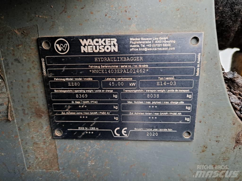 Wacker Neuson EZ80 Bagri goseničarji