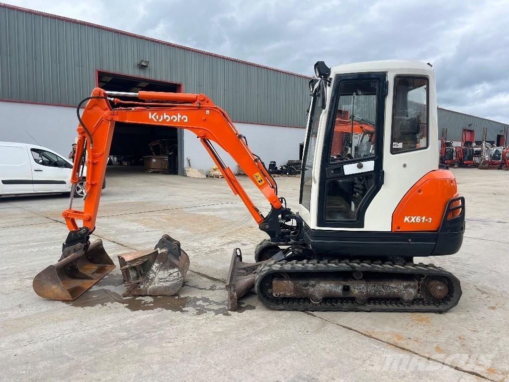 Kubota KX 61-3 Mini bagri <7t