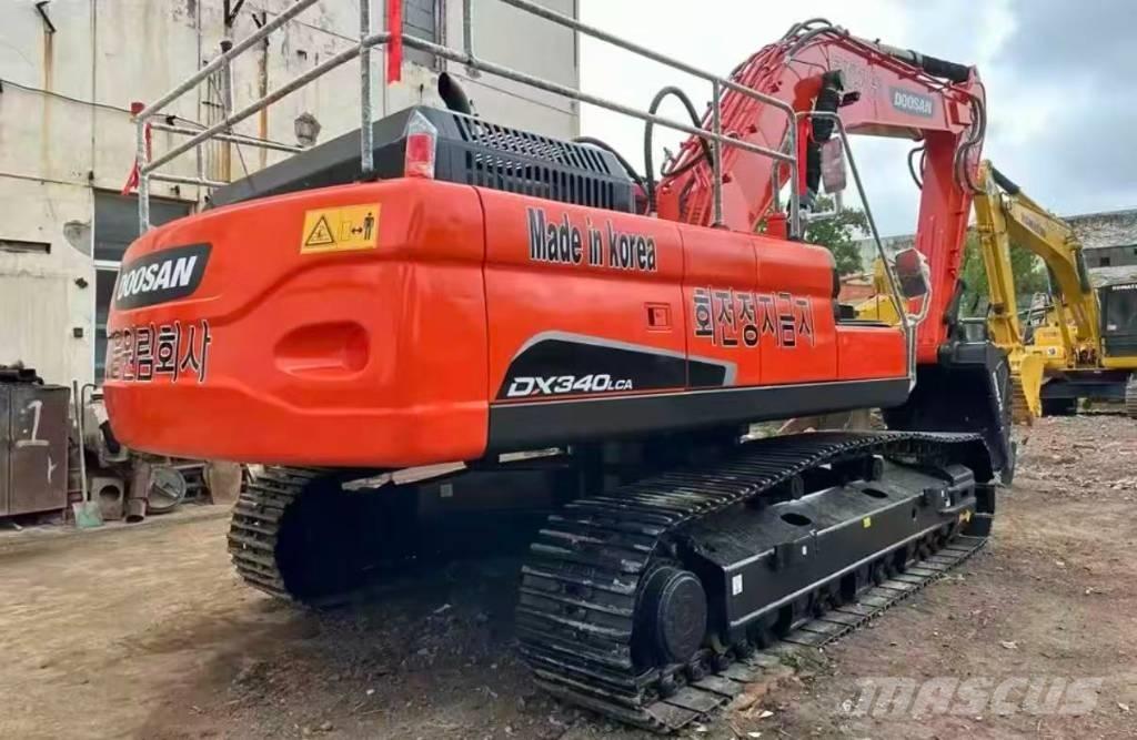 Doosan DX 340 Bagri goseničarji