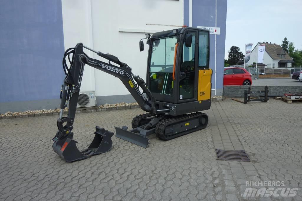 Volvo EC 18 E Mini bagri <7t