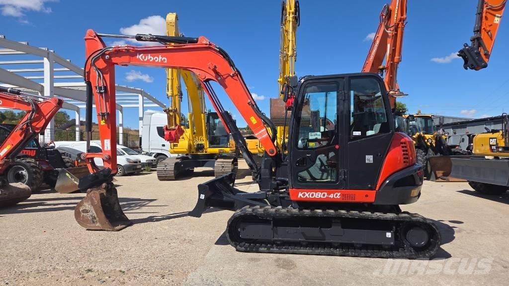 Kubota KX 080-4 Midi bagri 7t – 12t