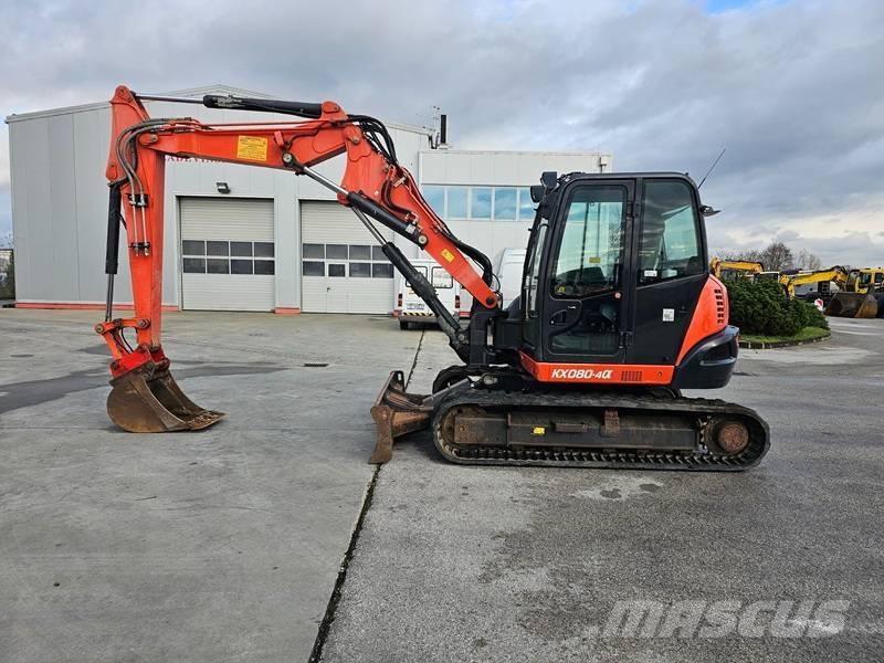 Kubota KX 080-4 Midi bagri 7t – 12t