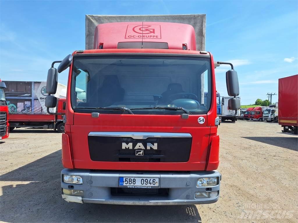 MAN TGL 8.180 Tovornjaki s kesonom/platojem