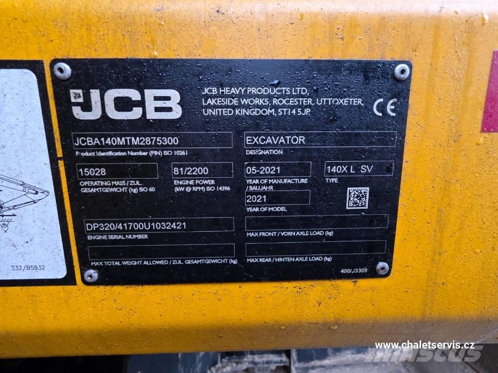 JCB 140 X Bagri goseničarji