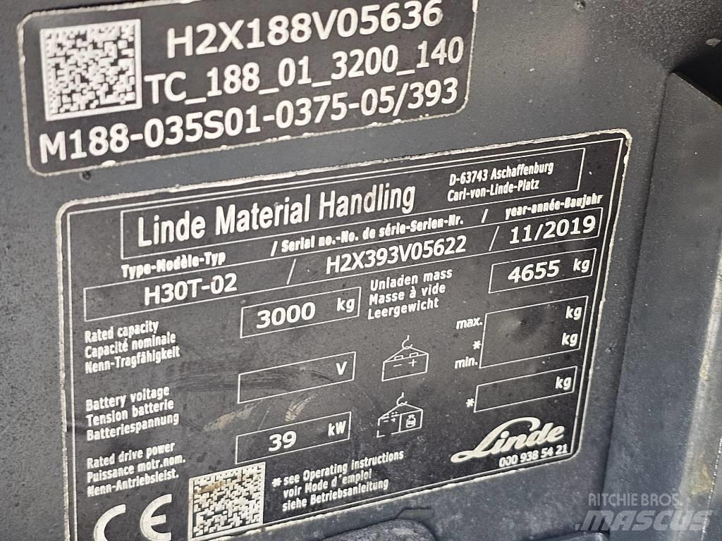 Linde H30T-02 Plinski viličarji