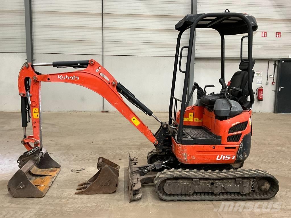 Kubota U 15-3 Mini bagri <7t