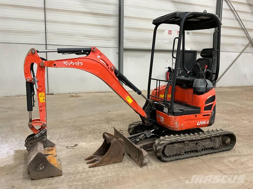 Kubota U 15-3 Mini bagri <7t