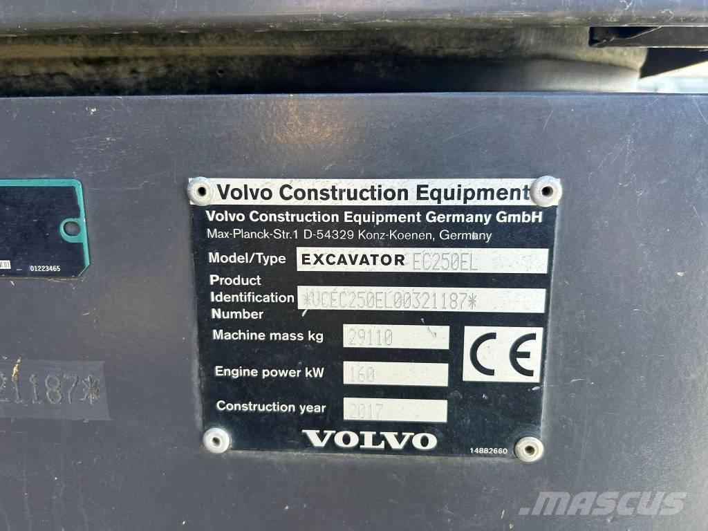 Volvo EC 250 EL Bagri goseničarji