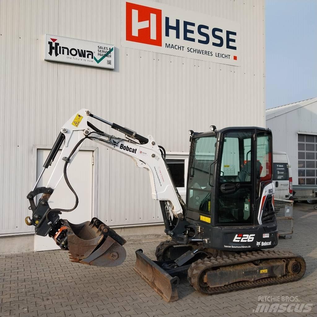 Bobcat E 26 Kabine Mini bagri <7t