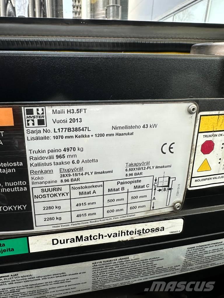 Hyster H 35 FT Dizelski viličarji