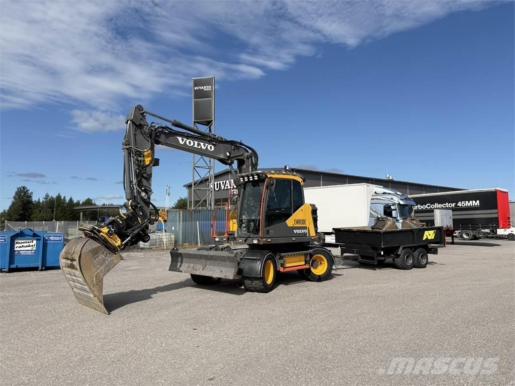 Volvo EWR130E Bagri na kolesih