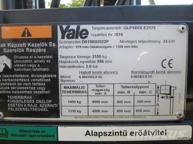 Yale GLP 16 VX Plinski viličarji