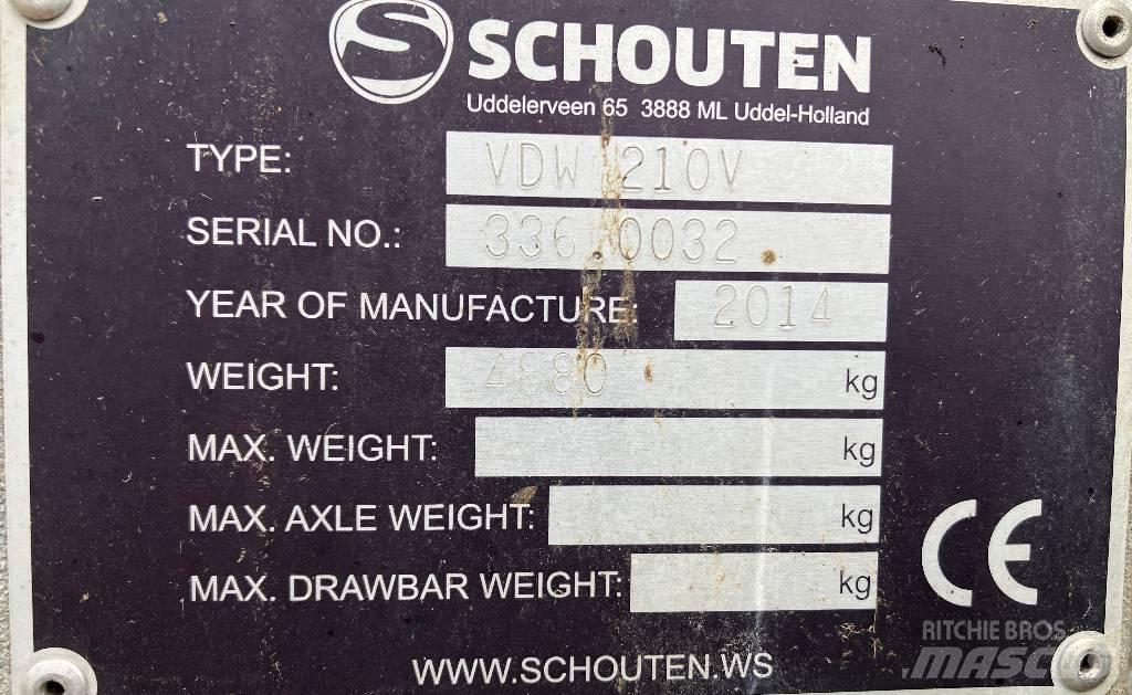 Schouten VDW 210 V Ostali stroji in oprema za živino
