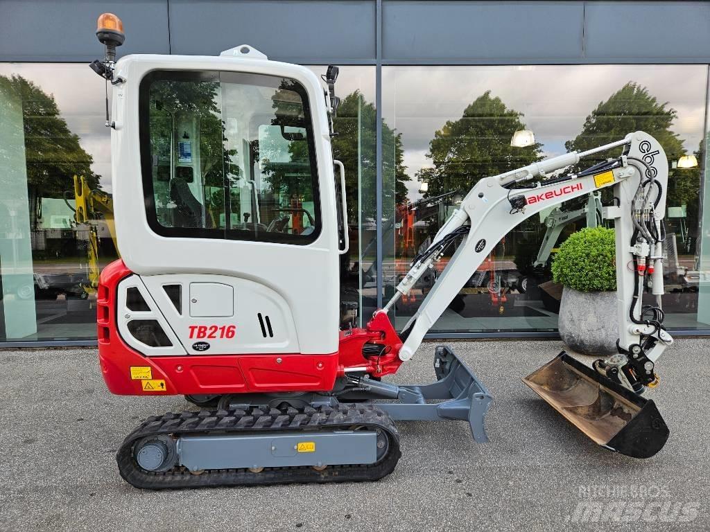Takeuchi TB 216 Mini bagri <7t