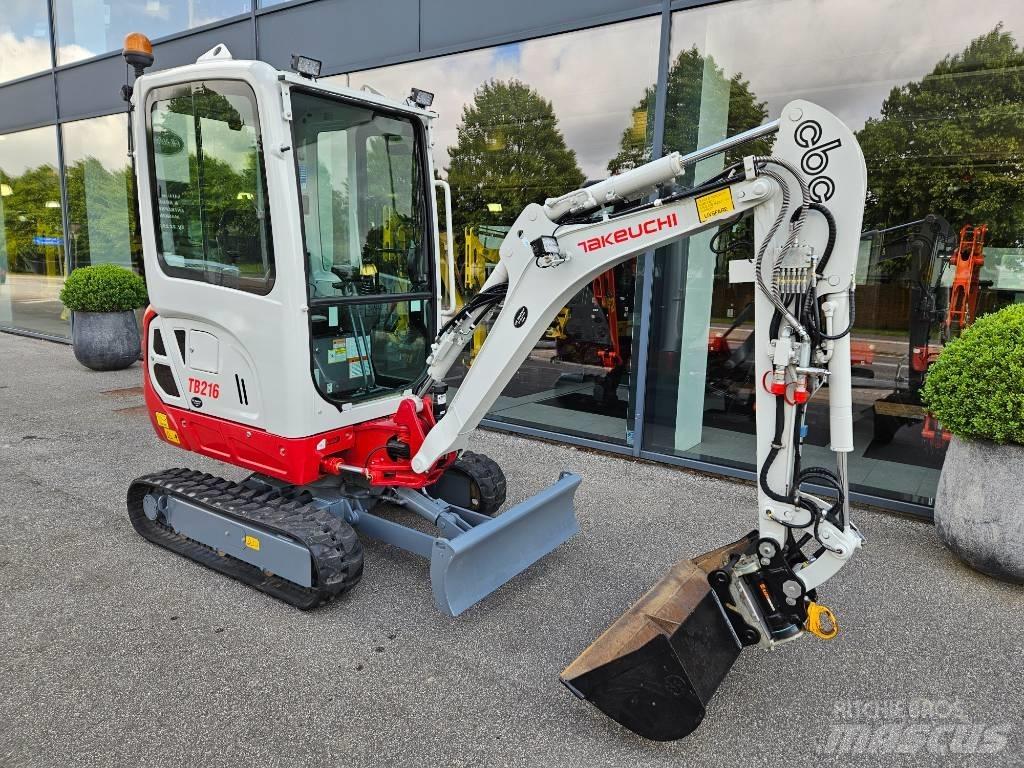 Takeuchi TB 216 Mini bagri <7t