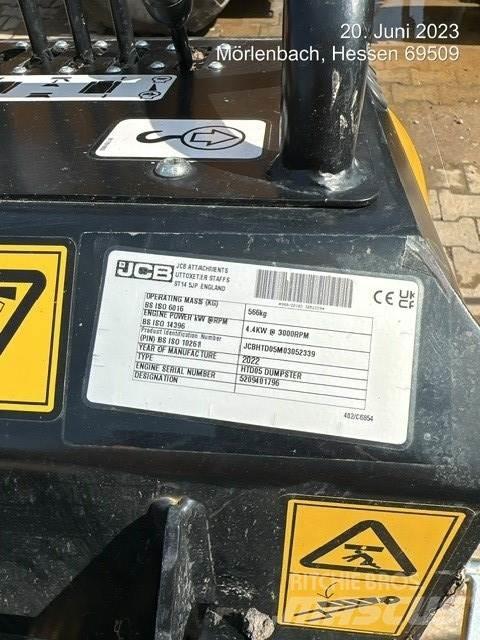 JCB HTD5 mit Tritt Ne cestni demperji