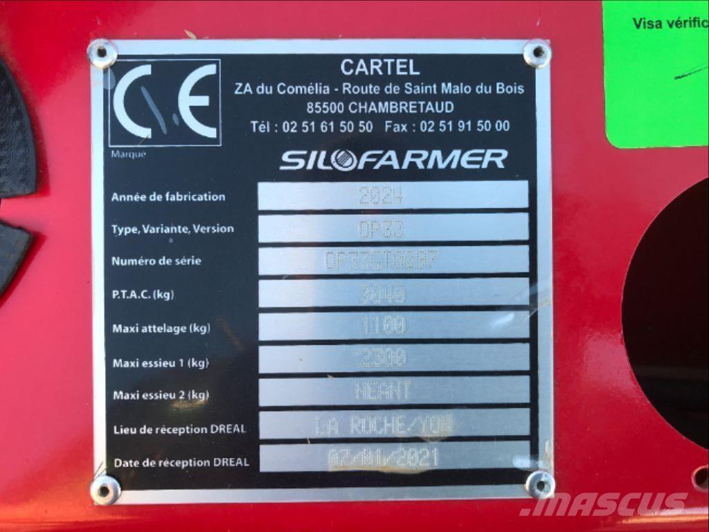 Silofarmer 280 Rezač za bale, oprema za rezanje in odvijanje bal