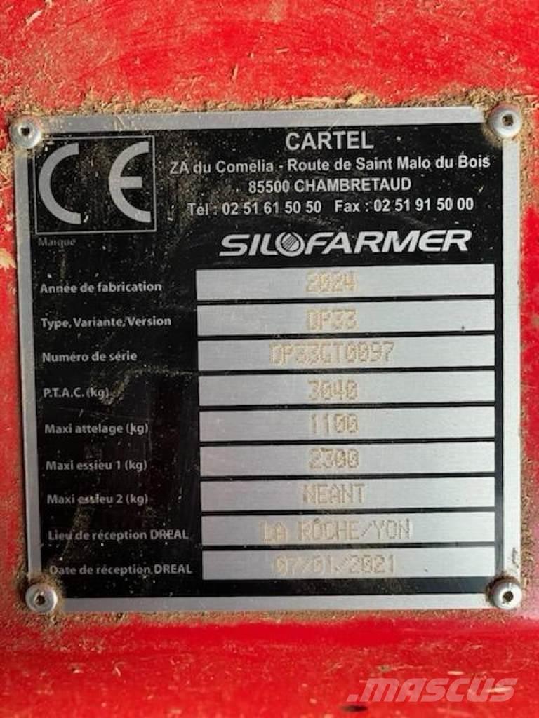 Silofarmer P 280 Rezač za bale, oprema za rezanje in odvijanje bal