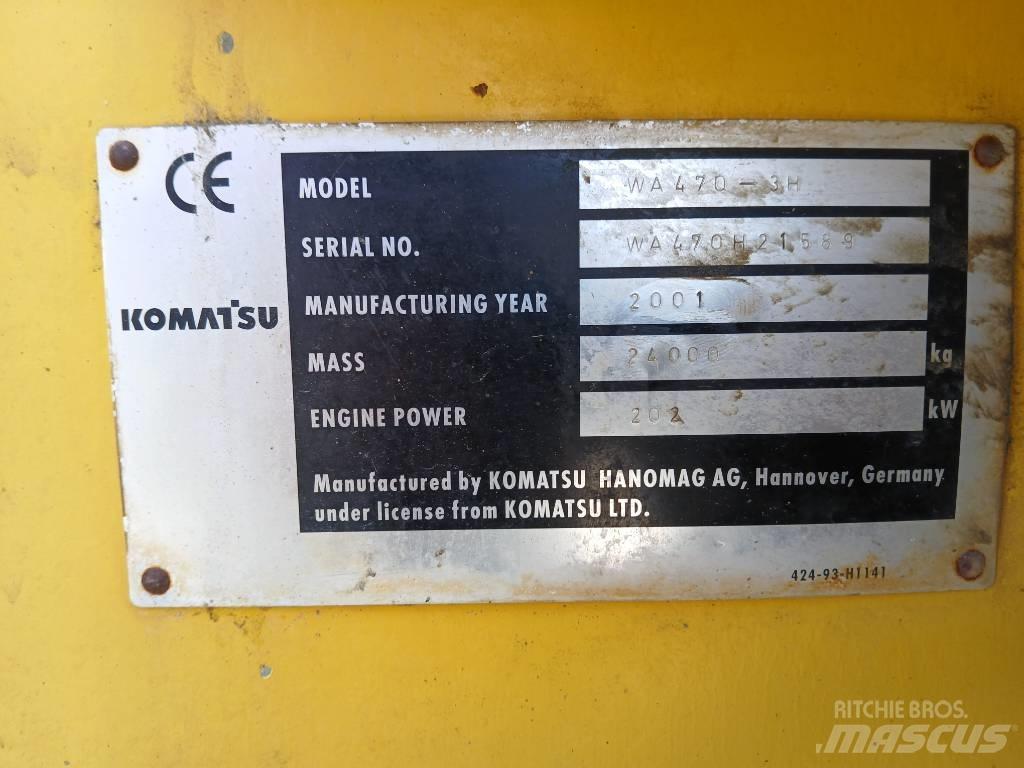 Komatsu WA 470-3H Kolesni nakladalci