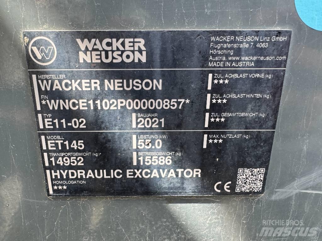 Wacker Neuson ET145 Bagri goseničarji