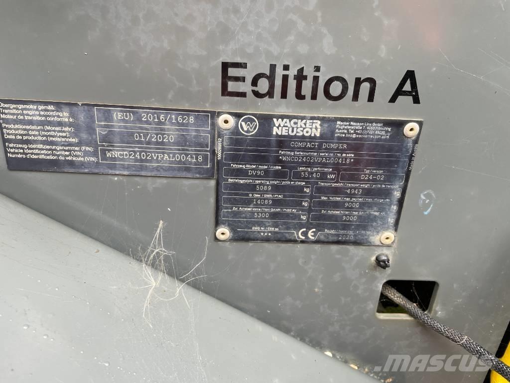 Wacker Neuson DV 90 Ne cestni demperji