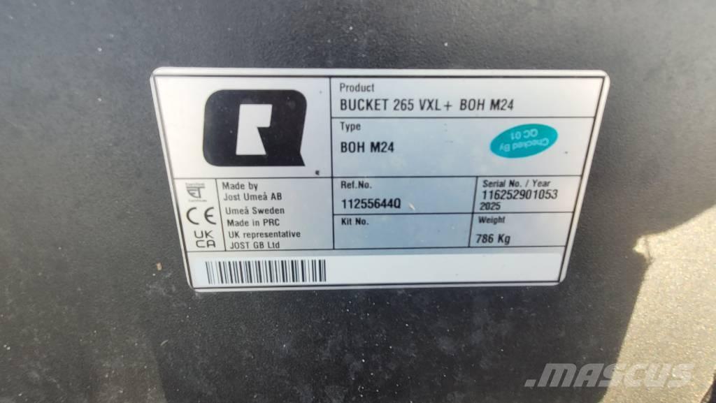 Quicke VXL+ 265 Priključki za čelni nakladalec