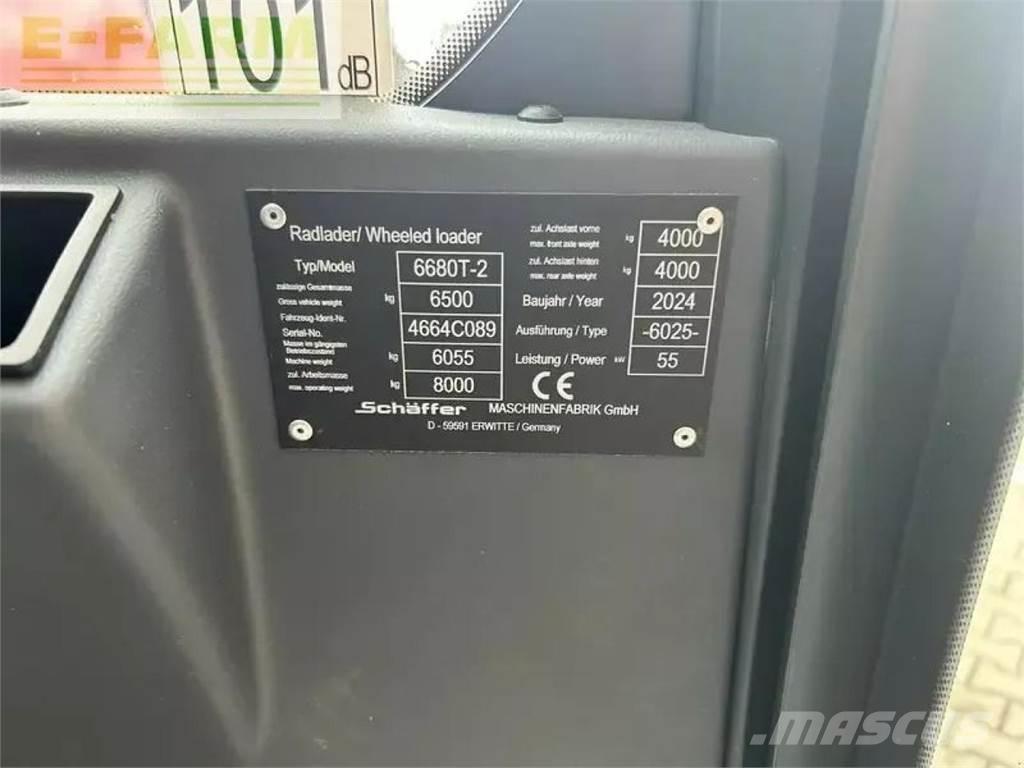 Schäffer 6680 t-2 Mini bagri <7t