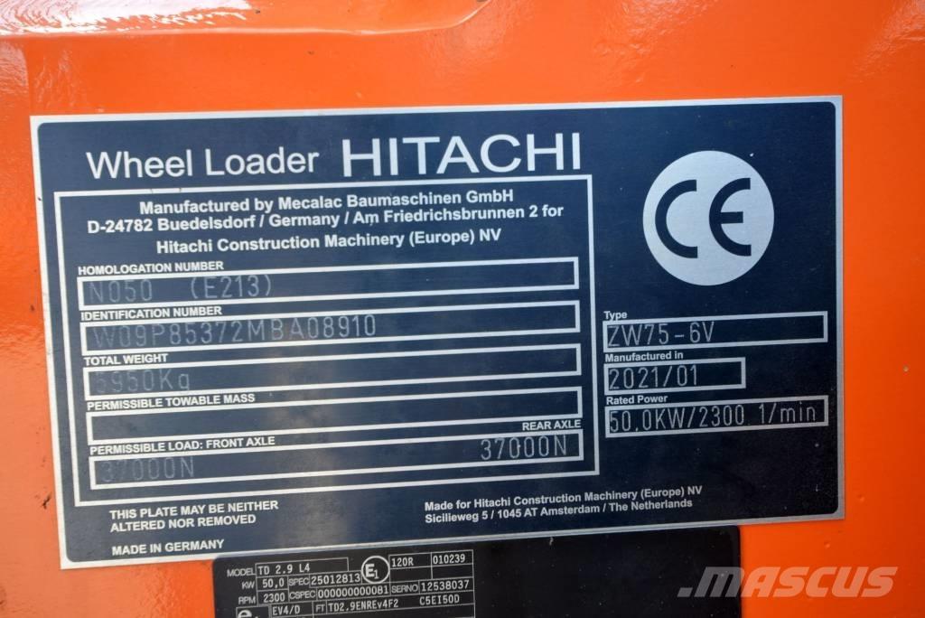 Hitachi ZW 75-6 Kolesni nakladalci